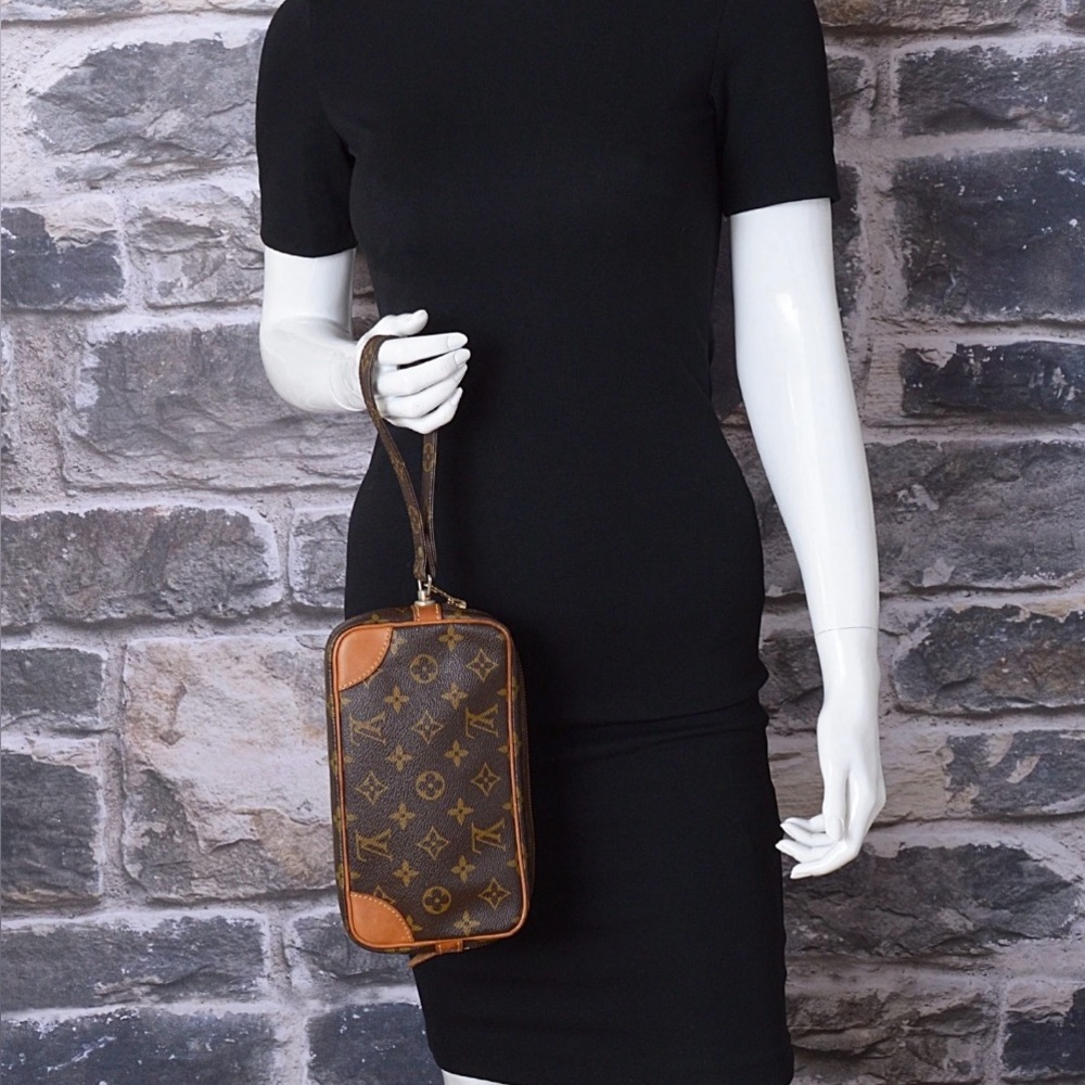 💯LOUIS VUITTON Marly Dragonne PM 🖤